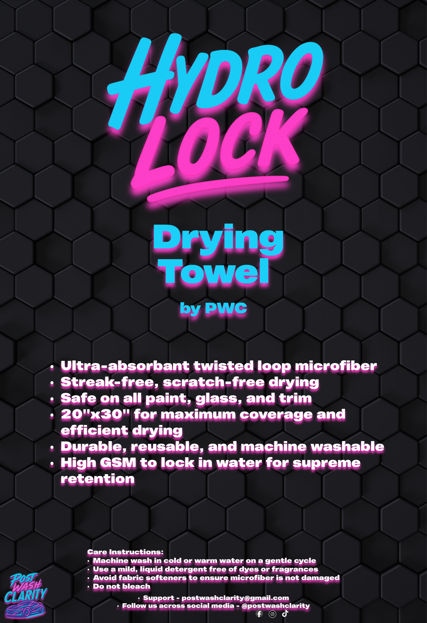 HydroLock Drying Towel